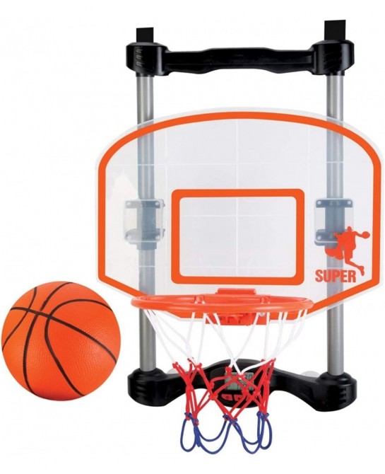 Over The Door Basketball Hoop with Shot Clock Electronic Scoring and Sound $76.35 Toy Sports Products