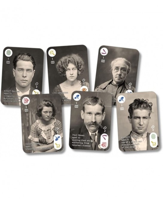 Fallen Angels - Card Game (Deduce The Right Evidence to cooperatively Convict The Suspects from 1920s Australia) $24.72 Marbl...