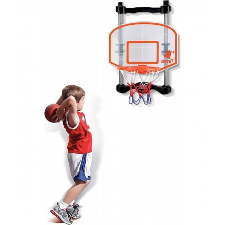Over The Door Basketball Hoop with Shot Clock Electronic Scoring and Sound $76.35 Toy Sports Products