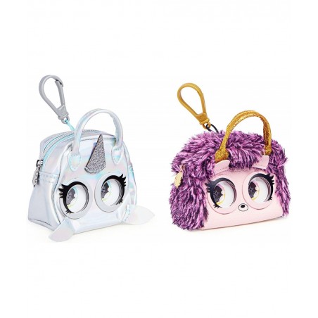 Micros Edgy Hedgy Hedgehog and Narwow Narwhal Stylish Small Purse 2-Pack with Eye Roll Feature Kids Toys for Girls Aged 5 and...