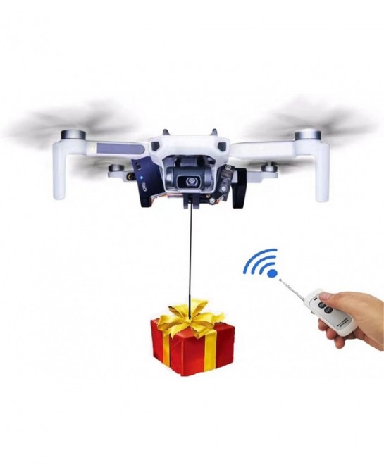 Mavic Drone Payload Delivery airdrop Transport Device Drone Release Fishing Bait line Carrying Wedding Proposal and Rescue De...
