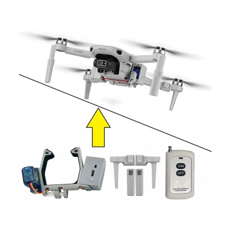 Mavic Drone Payload Delivery airdrop Transport Device Drone Release Fishing Bait line Carrying Wedding Proposal and Rescue De...