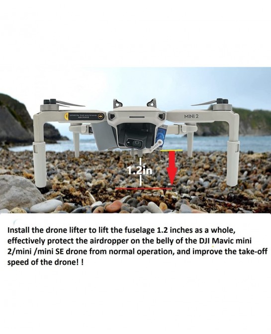 Mavic Drone Payload Delivery airdrop Transport Device Drone Release Fishing Bait line Carrying Wedding Proposal and Rescue De...