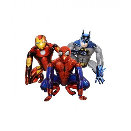 3PCS Superhero Foil Balloon Medium Size for Kid Toddler Birthday Decoration Party Supplies Iron Spidey Large Super Hero Ballo...