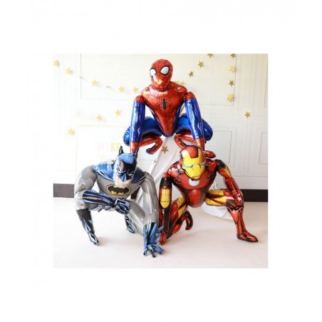 3PCS Superhero Foil Balloon Medium Size for Kid Toddler Birthday Decoration Party Supplies Iron Spidey Large Super Hero Ballo...