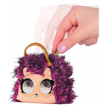 Micros Edgy Hedgy Hedgehog and Narwow Narwhal Stylish Small Purse 2-Pack with Eye Roll Feature Kids Toys for Girls Aged 5 and...