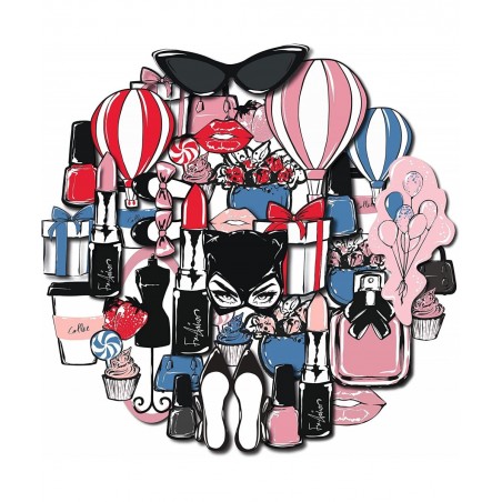Unique designed fabric stickers for clothes No ironing. No harm to fabrics! Colorful & special fashion stickers which designe...