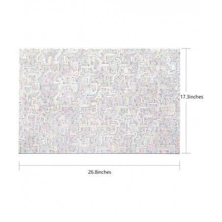 Puzzle-Circuit Maze-1000 Pieces Square Puzzle Brain Challenge Jigsaw Puzzles for Adults and Kids $31.89 Jigsaw Puzzles