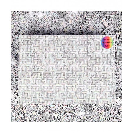 Puzzle-Circuit Maze-1000 Pieces Square Puzzle Brain Challenge Jigsaw Puzzles for Adults and Kids $31.89 Jigsaw Puzzles