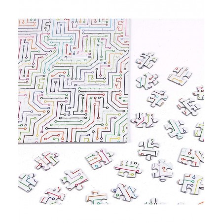 Puzzle-Circuit Maze-1000 Pieces Square Puzzle Brain Challenge Jigsaw Puzzles for Adults and Kids $31.89 Jigsaw Puzzles