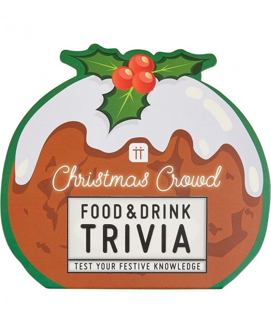 Food Trivia Quiz Game - Christmas Pudding Shaped - Ideal Stocking Filler of Secrt Santa Present Idea $25.24 Board Games