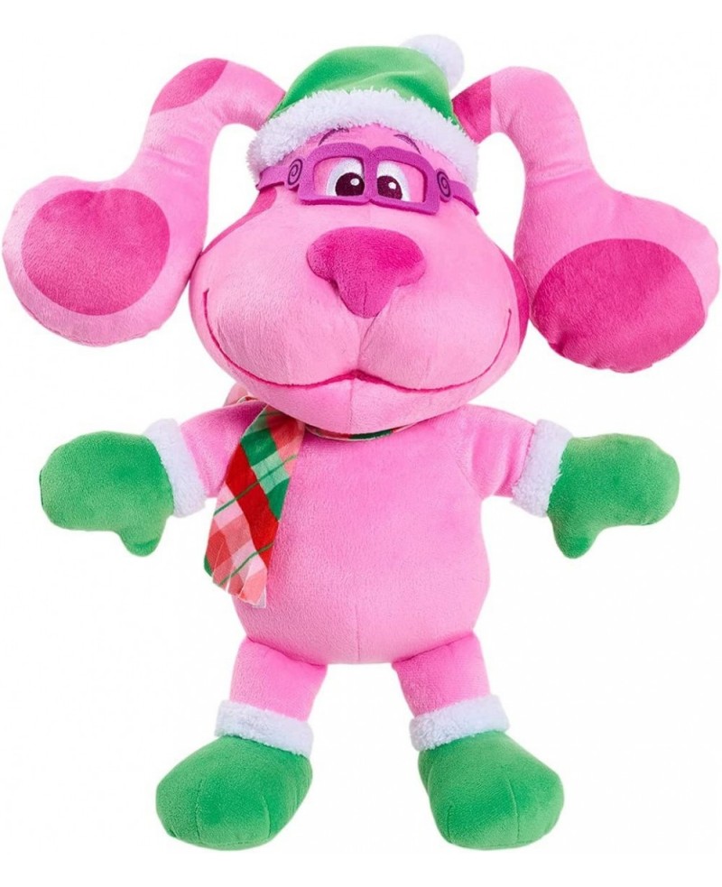 Blue's Clues & You! Holiday Magenta 15-Inch Large Plush Stuffed Animal Magenta Dog $49.55 Stuffed Animals & Teddy Bears