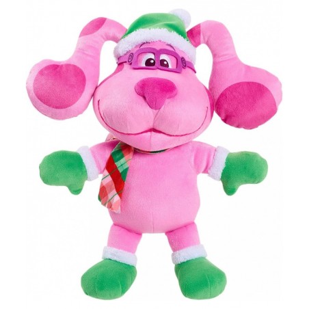 Blue's Clues & You! Holiday Magenta 15-Inch Large Plush Stuffed Animal Magenta Dog $49.55 Stuffed Animals & Teddy Bears