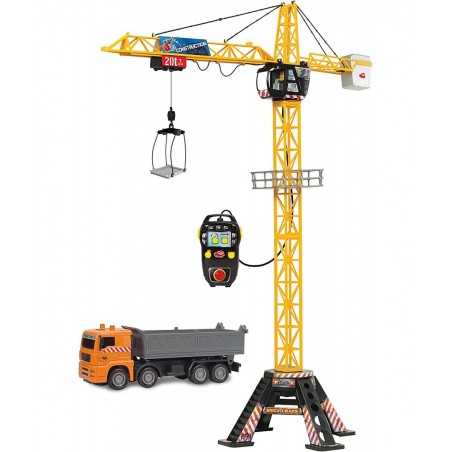 48" Mega Crane and Truck Vehicle and Playset $49.70 Kids' Play Construction Vehicles