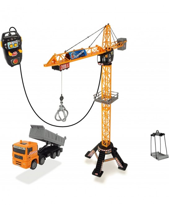 48" Mega Crane and Truck Vehicle and Playset $49.70 Kids' Play Construction Vehicles