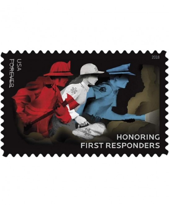 Honoring First Responders Forever Stamps (1 Sheet of 20) Scott 5316 $67.93 Collectibles Display & Storage
