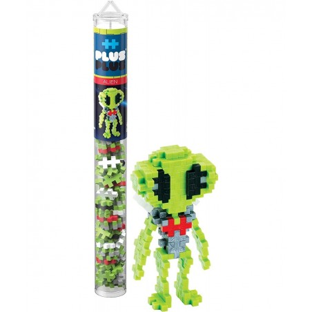 Explore Space Bundle - Moon Baseplate & Astronaut Alien 70 pc Tubes - Construction Building Stem / Steam Toy Interlocking Min...