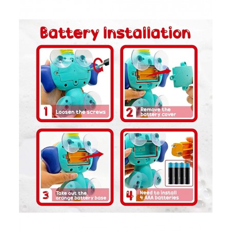 Bath Toy - Automatic Water Pump with Hand Shower Sprinkler-Toddler Bath Toys Bathtub Toys for Toddlers Kids 3 4 5 Year Old Gi...