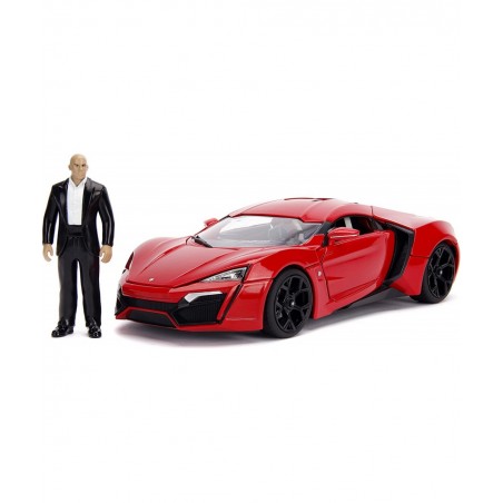 Fast & Furious 1:18 Lykan Hypersport Die-cast Car & 3" Dom Figure Toys for Kids and Adults $92.87 Action Figures