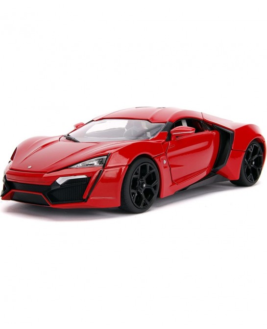 Fast & Furious 1:18 Lykan Hypersport Die-cast Car & 3" Dom Figure Toys for Kids and Adults $92.87 Action Figures