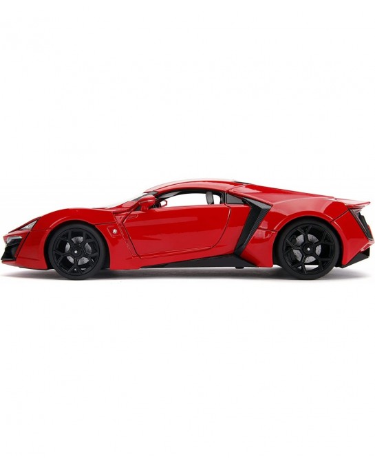 Fast & Furious 1:18 Lykan Hypersport Die-cast Car & 3" Dom Figure Toys for Kids and Adults $92.87 Action Figures