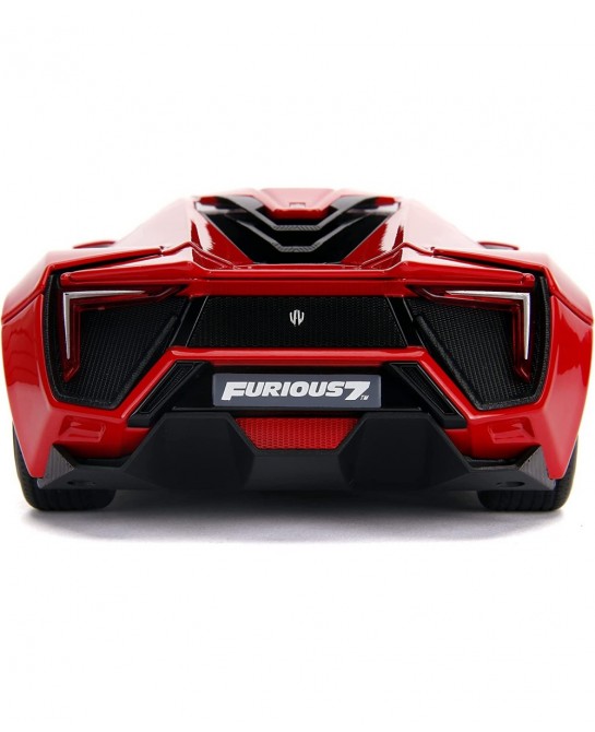 Fast & Furious 1:18 Lykan Hypersport Die-cast Car & 3" Dom Figure Toys for Kids and Adults $92.87 Action Figures