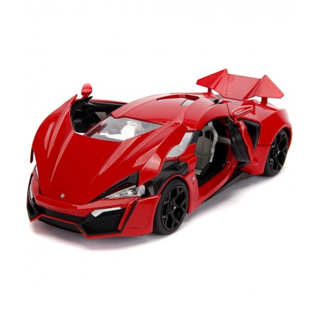 Fast & Furious 1:18 Lykan Hypersport Die-cast Car & 3" Dom Figure Toys for Kids and Adults $92.87 Action Figures