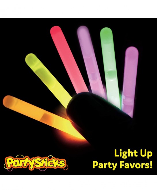 200pk Mini Glow Sticks - 2 Inch Small Glow Sticks Party Favors Glow Party Supplies Waterproof Floating Bright Neon Light Stic...