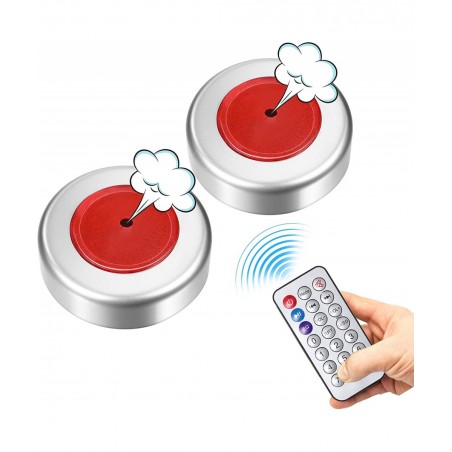2 Pack Remote Controlled Farting Machine Funny Gag Sound Machine Joke Prank Fart Machine with Remote Fart Toy Wireless Contro...