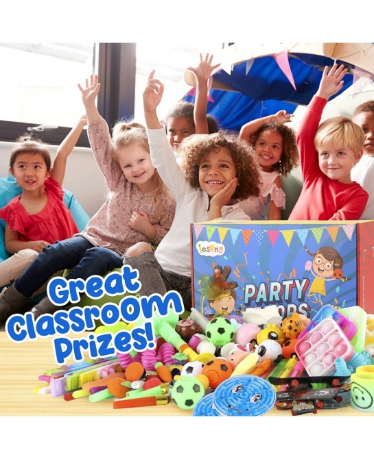 Party Favors Kids Fidget Toys: Birthday Party Favors for Kids 4-8-12 Carnival Prizes School Classroom Reward Pinata Fillers T...