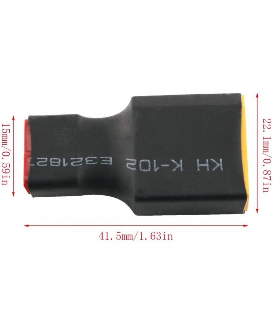 2-Pack Male XT90 to Female T-Plug Deans Connector Adapter Without Wire RC Drone Connector Battery Accessories RC Parts $15.70...