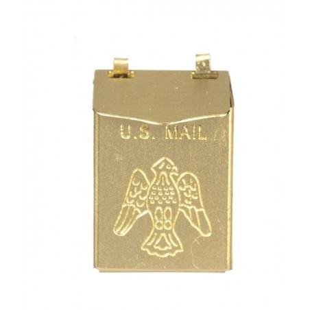 Dollhouse Miniature 1:12 Scale Brass Mailbox S8519 $17.80 Dollhouse Accessories