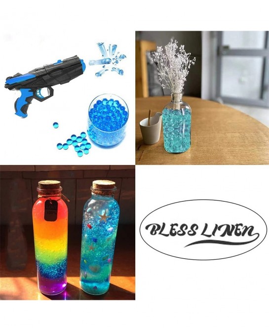 Refill Ammo Water Bullet Beads Made for Water Blaster Eco Friendly Non-Toxic Water Based Gel Balls for Gel Water Ball Blaster...