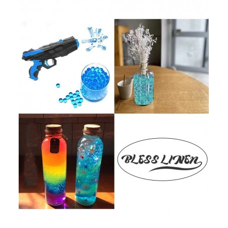 Refill Ammo Water Bullet Beads Made for Water Blaster Eco Friendly Non-Toxic Water Based Gel Balls for Gel Water Ball Blaster...