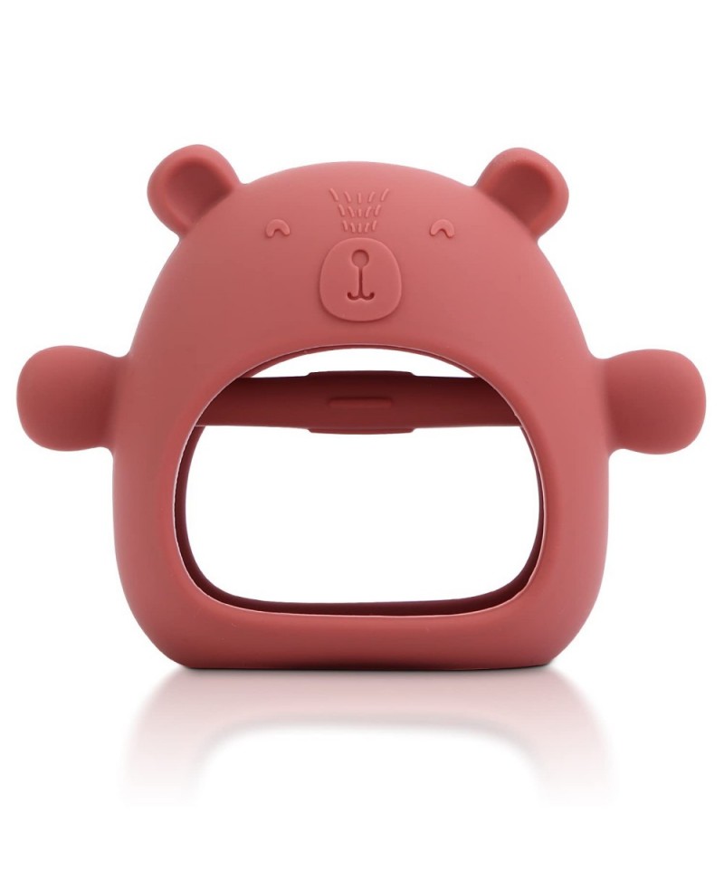 Silicone Baby Teething Toy for 3+Months Infants Baby Chew Toys for Sucking Needs Hand Pacifier for Soothing Teething Pain Rel...