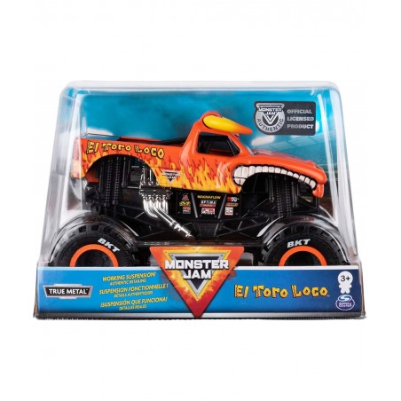 Official El Toro Loco Monster Truck Die-Cast Vehicle 1:24 Scale $51.57 Kids' Play Trucks