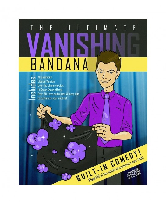 The Ultimate Vanishing Bandana - Trick $66.87 Magic Kits & Accessories