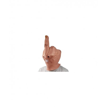 Fun Halloween mask latex Spoof middle finger mask full head creepy Halloween Party mask Beige 48x26x20cm $41.90 Kids' Dress-U...