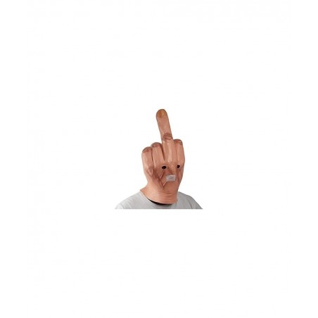 Fun Halloween mask latex Spoof middle finger mask full head creepy Halloween Party mask Beige 48x26x20cm $41.90 Kids' Dress-U...