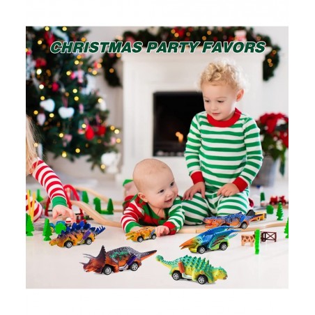 6 Pack Painting Dinosaur Pull Back Car Toys Arts and Crafts for Kids Age 3-12 DIY Dinosaur Painting Kits for Boys Girls Kids ...