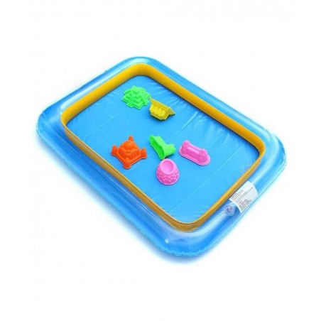 Funny Kid Square Inflatable Elevated Large Sandbox Tray Castle Stacking Play Toy for Kids Boys Girls Xmas Gifts Xmas Stocking...