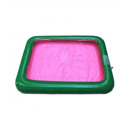 Funny Kid Square Inflatable Elevated Large Sandbox Tray Castle Stacking Play Toy for Kids Boys Girls Xmas Gifts Xmas Stocking...