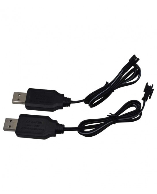 2 Pack 3.6V 700mAh AAA Re-Chargeable Battery Pack with SM-2P Connector Plug and USB Charger Cable for RC Battle Bumper Cars a...