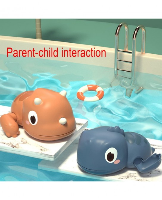 3pcs Baby Bath Toys Floating Wind-up Dinosaurs Swimming Pool Games Cute Kid Bathtub Toys for Toddlers 3 4 5 6 +Years Old Boys...