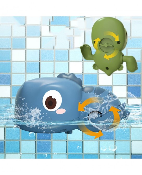 3pcs Baby Bath Toys Floating Wind-up Dinosaurs Swimming Pool Games Cute Kid Bathtub Toys for Toddlers 3 4 5 6 +Years Old Boys...
