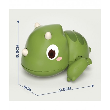 3pcs Baby Bath Toys Floating Wind-up Dinosaurs Swimming Pool Games Cute Kid Bathtub Toys for Toddlers 3 4 5 6 +Years Old Boys...