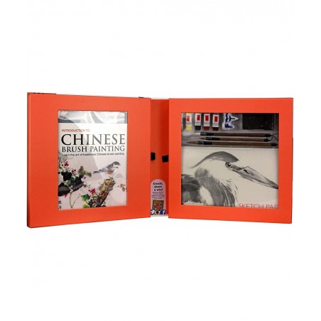 Adult Art Craft & Hobby Kits Introduction to Chinese Brush Painting Multi Colors 06826 $56.56 Craft Kits