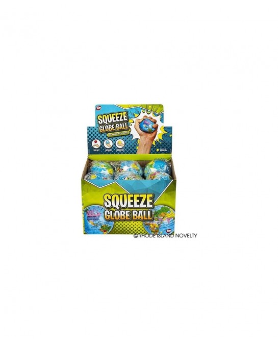 3 Inch Globe Stress Ball One Dozen Per Order $30.62 Geographic Globes