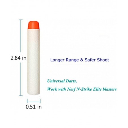 100Pcs Refill Darts + 1000Pcs Refill Darts for Nerf Modulus Guns N Strike Elite Glow at The Dark Bulk Bullets Pack - White $6...