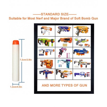 100Pcs Refill Darts + 1000Pcs Refill Darts for Nerf Modulus Guns N Strike Elite Glow at The Dark Bulk Bullets Pack - White $6...